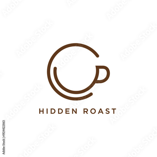 Minimalist layered cake slice logo for bakery or pastry shop named Slice Studio