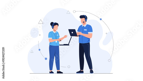 Teamwork Collaboration Digital Business Meeting with Laptop Computer