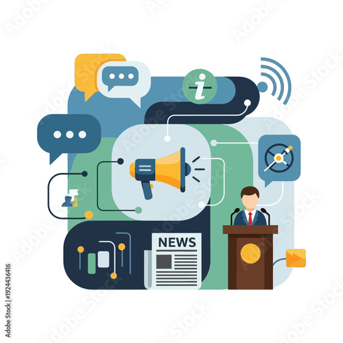 Man speaking at a wooden podium.