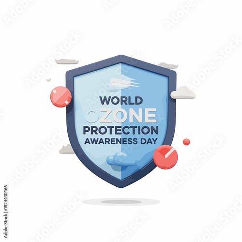 World Ozone Protection Awareness Day Shield.