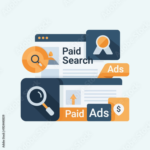 Digital marketing search ads online.