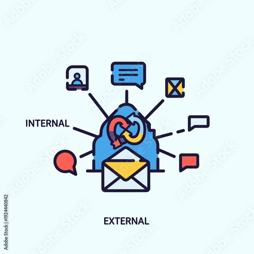 Email Communication Digital Messaging Service.