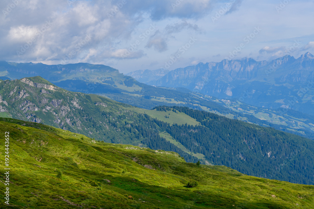 Fototapeta premium Vilters-Wangs im Kanton St. Gallen (Schweiz)