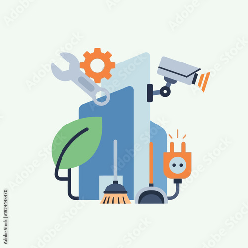 Smart Home Automation Control Panel.