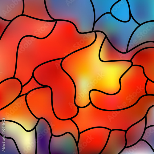 Stained glass colorful abstract background