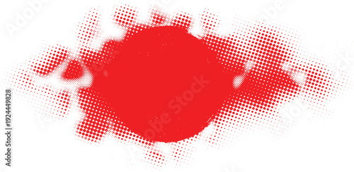 Glitch distorted grunge layer . Noise destroyed texture . Trendy defect error shapes . Overlay grunge texture . Distressed effect .Vector shapes with a halftone dots screen print texture.
