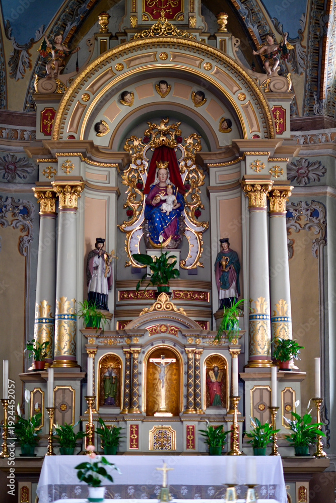 Obraz premium Innenansicht der Frauenkirche (