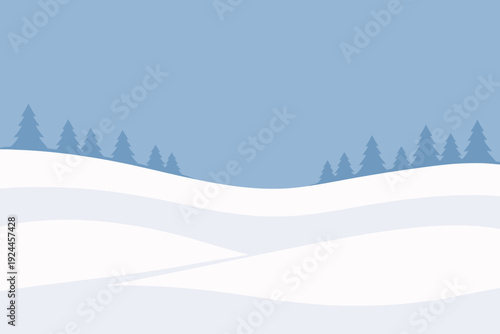 Paisaje invernal sereno y neutro