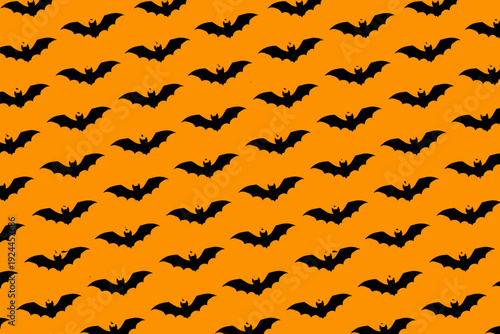 Murciélagos en patrón diagonal