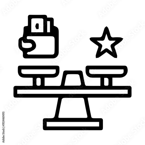Value and Cost Balance Scale