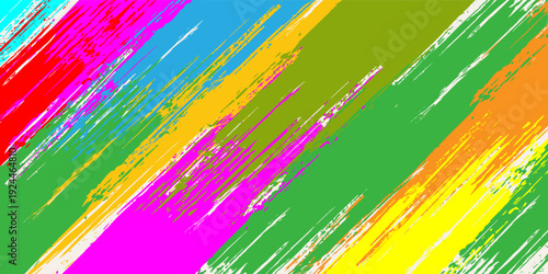 Colorful paint splash isolated on white background. Abstract colorful splash. Colorful paint explosion, illustration. eps 10