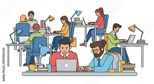 Bright Office Productive Workday