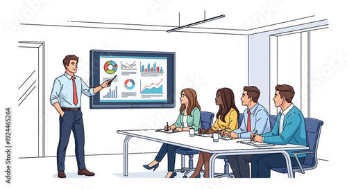 Business Team Data Presentation Meeting