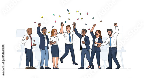 Team Celebrates Project Launch Success