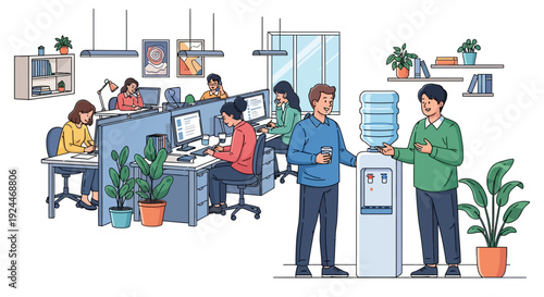 Office Professionals Water Cooler Discussion