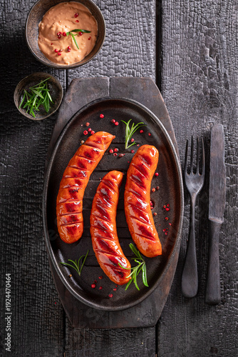 XXX1 roasted sausage served...