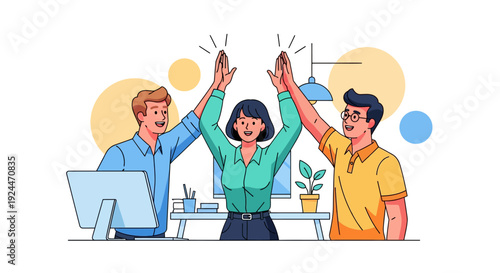 Enthusiastic Team Achieves Success