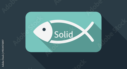 Solid Principles of Object-Oriented Programming Icon.