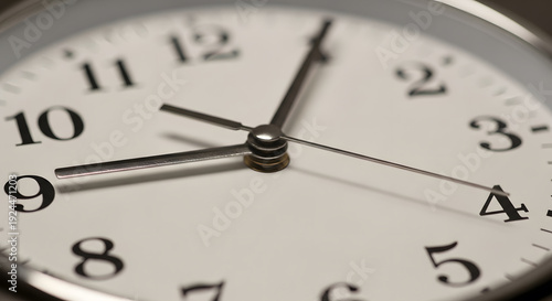 close up of a clock