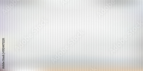 Vector ribbed glass texture background. Light grey ribbed glass. Mesh gradient. acrylic ribbed bath surface. Reeded glass background semitransparent overlay. Bath wall window