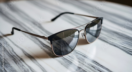 glasses on the table