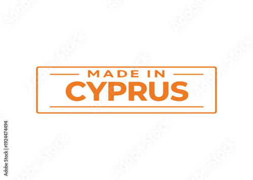 Made in Cyprus label vector
Made in vector label icon on a white background