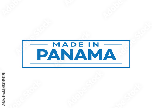 Made in Panama label vector
Made in vector label icon on a white background