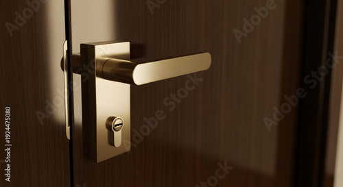door handle and lock