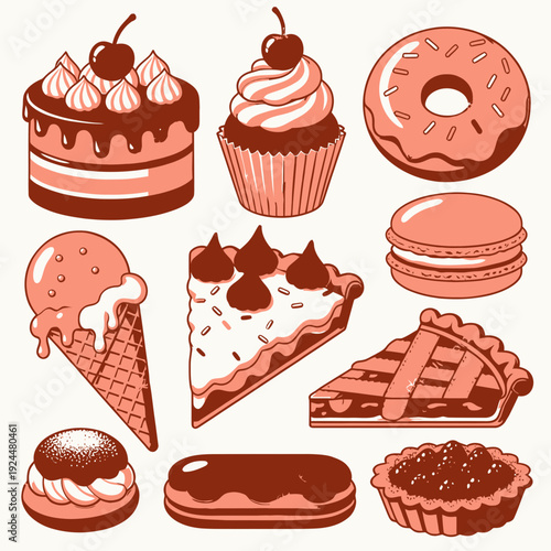 Sweet Treats Collection vector