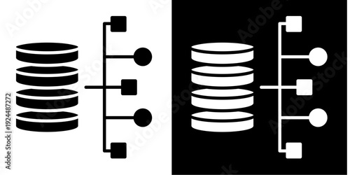 Variety Icon Set White Style Collection
