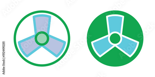 Air Fan icon design template