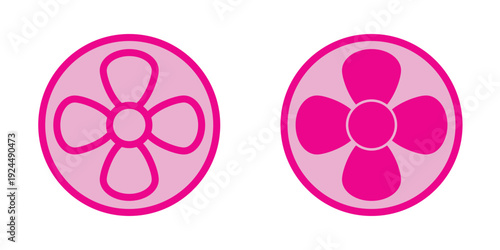 Air Fan icon design template