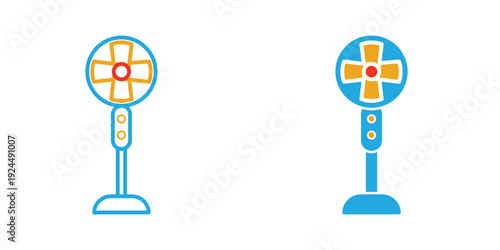 Air Fan icon design template