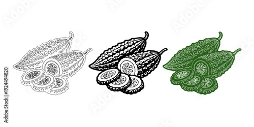 bitter gourd karela icon