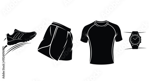 Athletic apparel and accessories for sports and fitness activities, including running