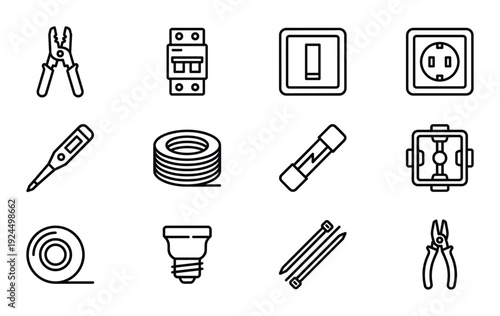 Electrical pliers tool to strip or cut wires and cables for repairing equipment one hundred chars