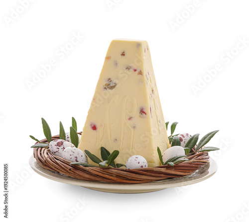 Plate with wreath, tasty cu...