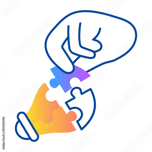 Doodle style icon representing idea solution 