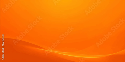 An abstract orange background featuring bright yellow waves and golden light gradients creates a fluid motion design with a vibrant sun-inspired texture