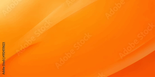 An abstract orange and yellow vector background featuring a gradient wave pattern with flowing light lines and golden curves for a modern summer sun illustration design