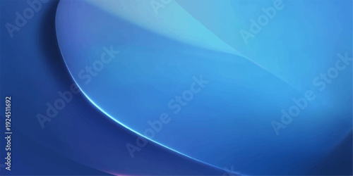 Smooth blue abstract background featuring flowing waves and light curves in a soft gradient design for a modern motion wallpaper