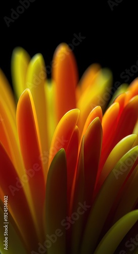 Dynamic abstract close-up of vibrant colors suggesting organic growth and the natural process of blooming, symbolizing springtime and renewal, energy, vivid, pink