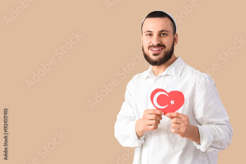 Young Muslim man with Turki...