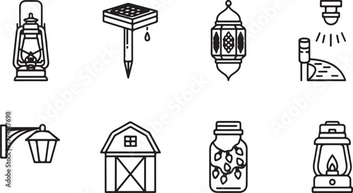 A collection of vintage and antique items for sale at a flea market Vector