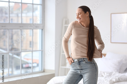 Young woman wearing thermal...