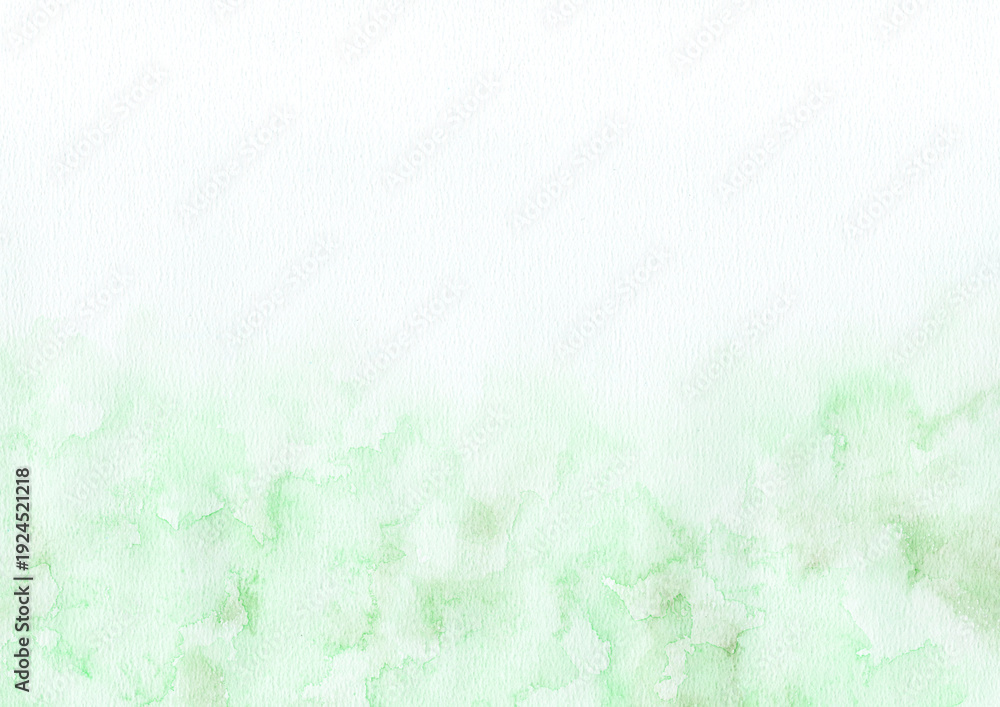 Fototapeta premium Lime green and watercolor marble background with bottom gradient, soft abstract wash texture with copy space-300dpi-