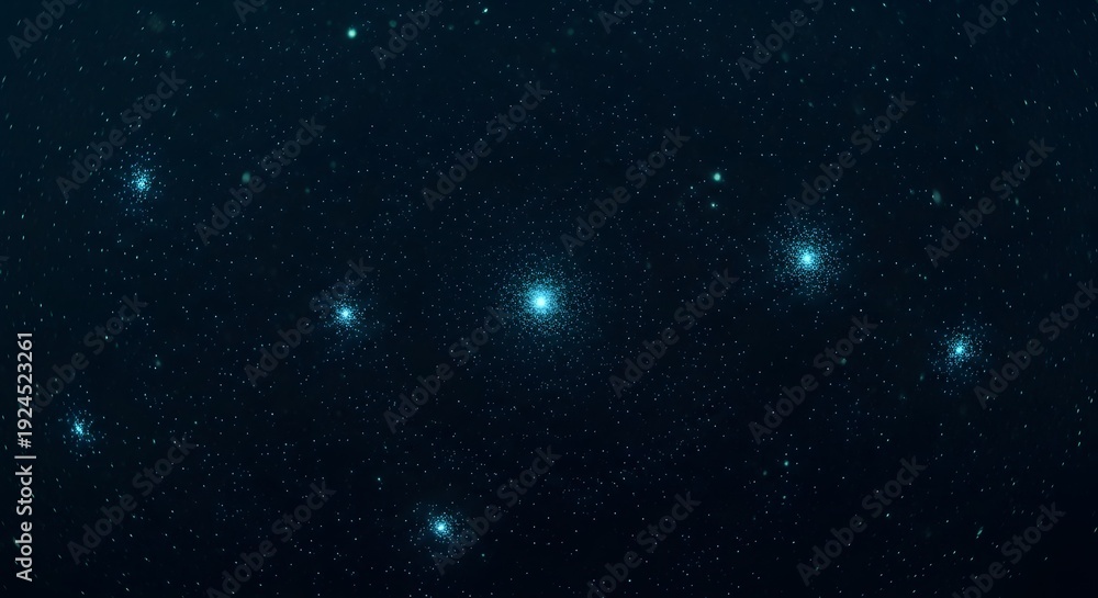 Obraz premium A blurry night sky with stars and celestial objects