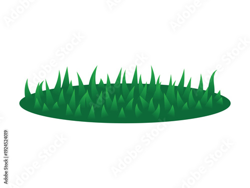 Vector design of a field of grass