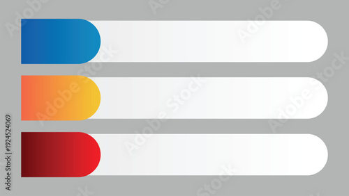 vector design of a lowerthird in minimalist style with gradient color