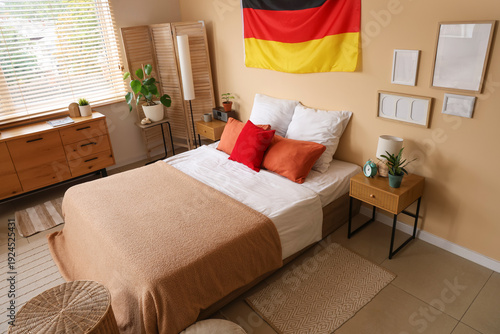 Interior of bedroom with Ge...